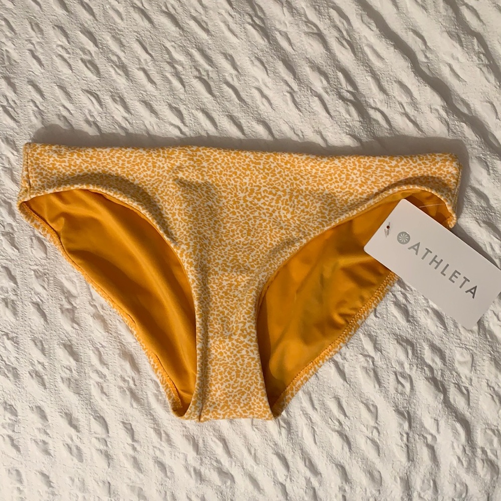 NWT Athleta Clean Medium Textured Bikini Bottom